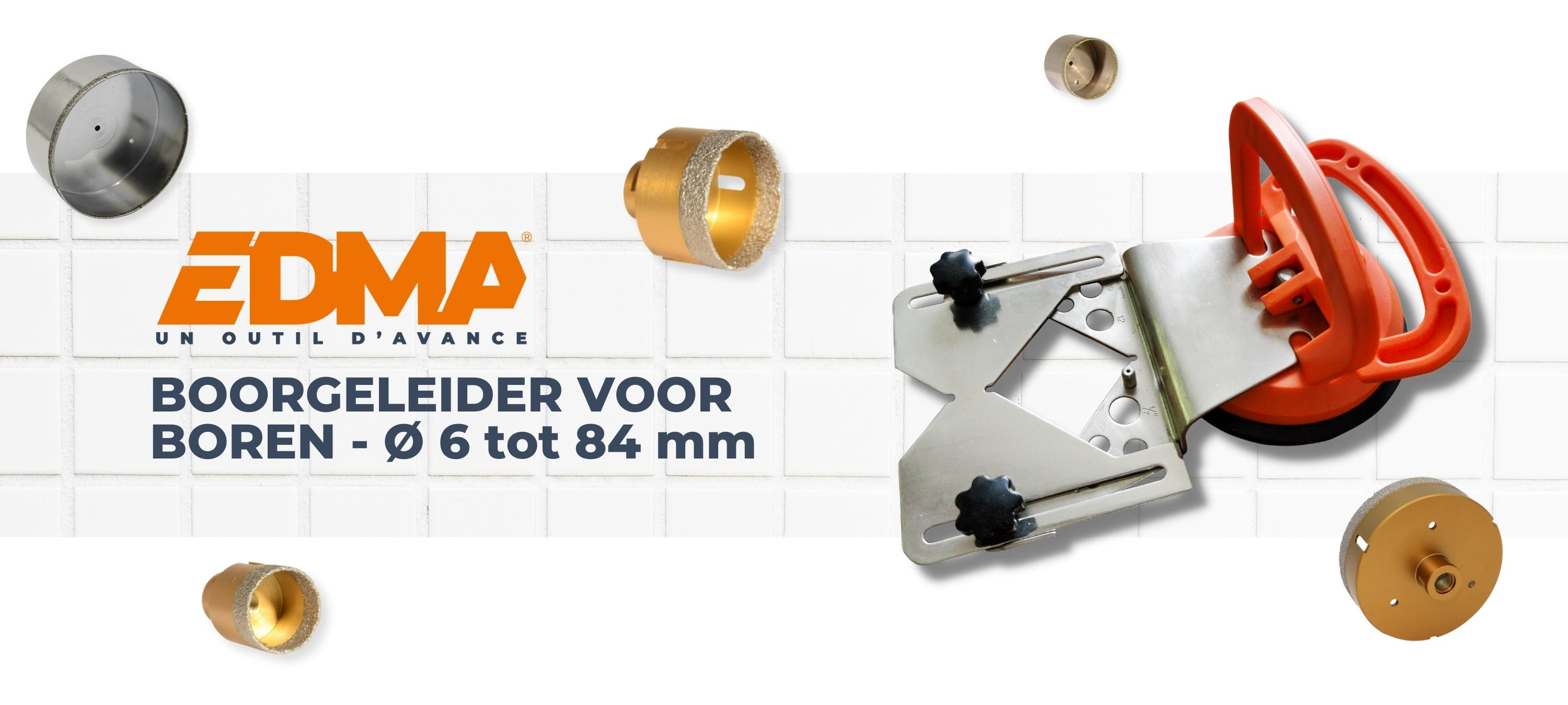 EDMA DRILL GUIDE FOR DRILL BITS - Ø 6 to 84 mm
